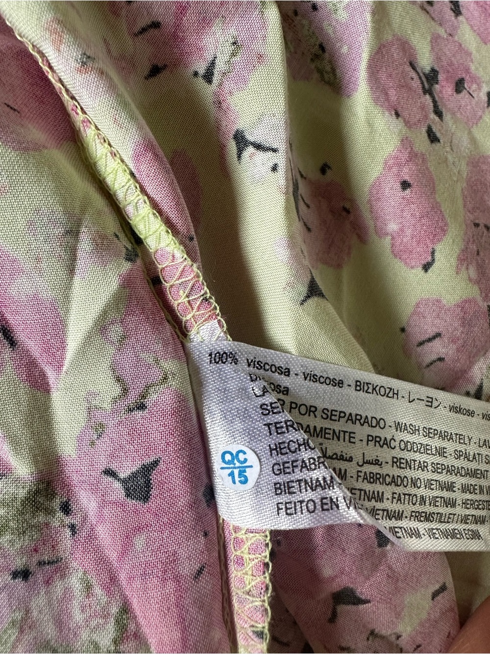 New Zara Floral Maxi Dress Sz M 100% Viscose - Picture 10 of 12